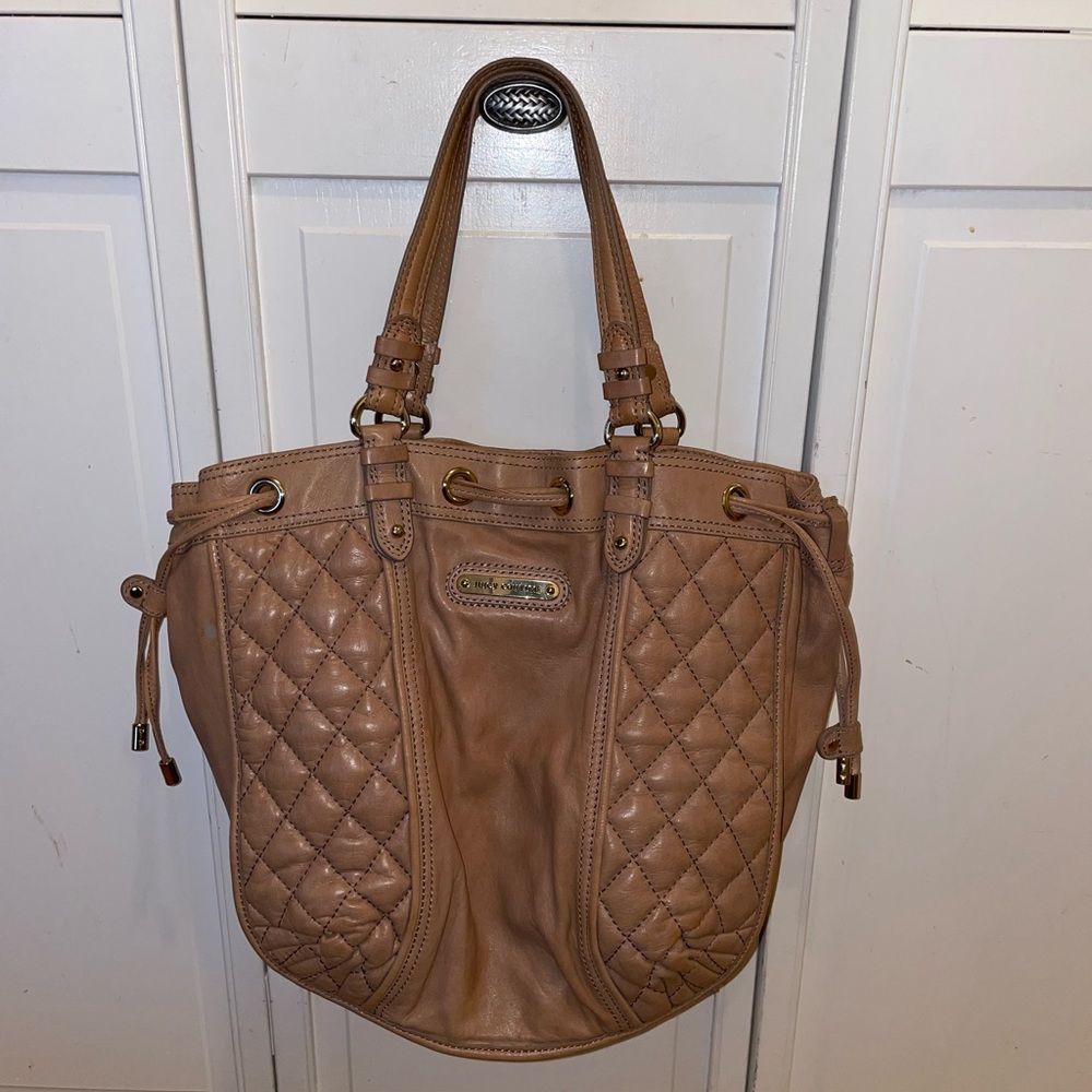 Vintage Juicy Couture Leather Quilted Bag